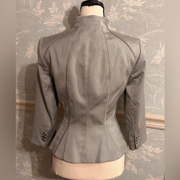 WHBM Cropped Suit Jacket - Picture 2 of 16